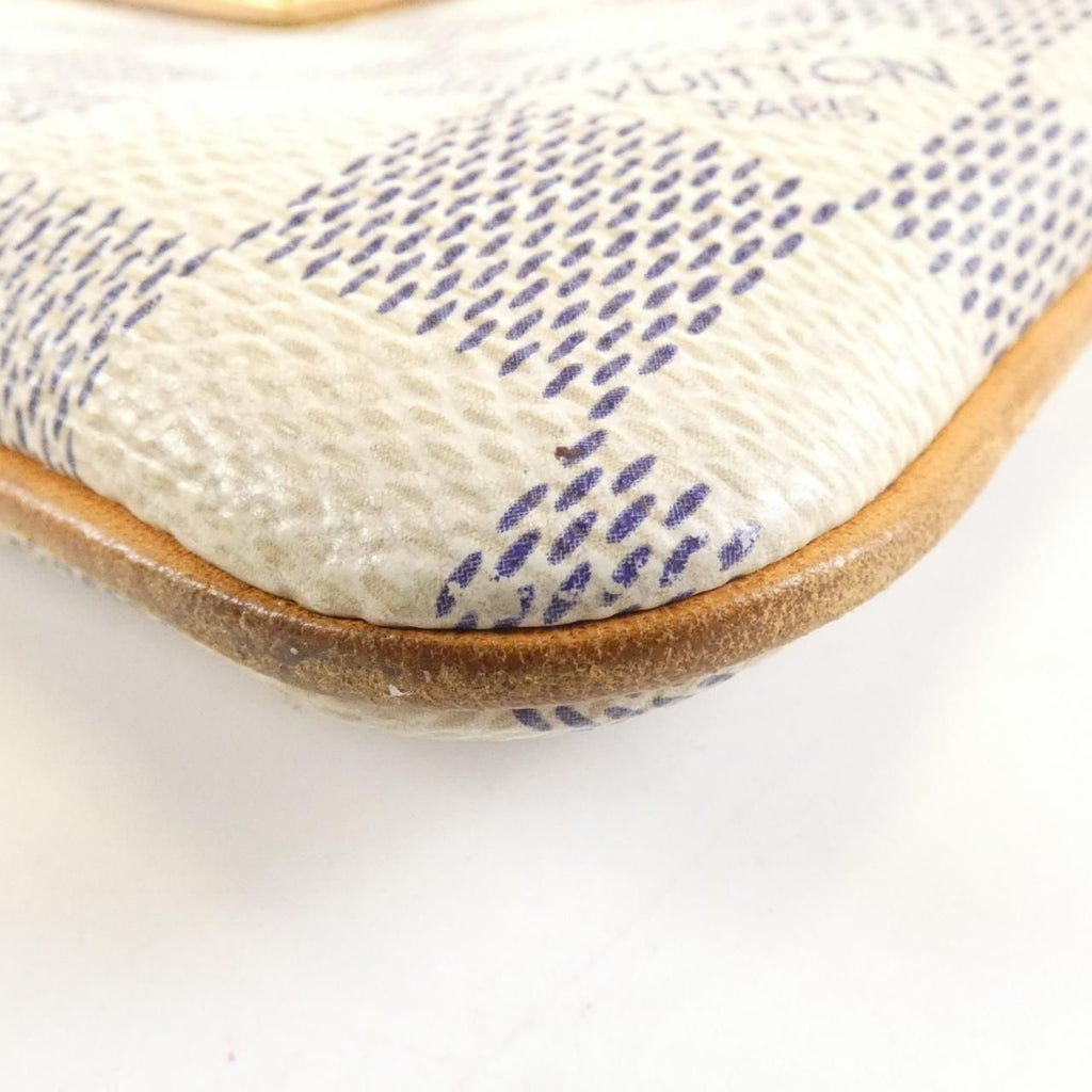Louis Vuitton Damier Azur Pochette Mirror MM Pouch — view 3
