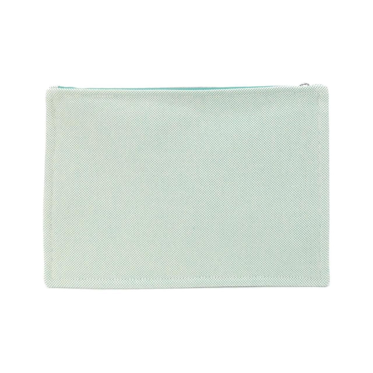 Hermes Tissage Pouch Blue — view 2