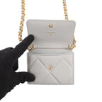 Chanel Chain Wallet 19 Flap Compact Coin Purse Lambskin — view 5