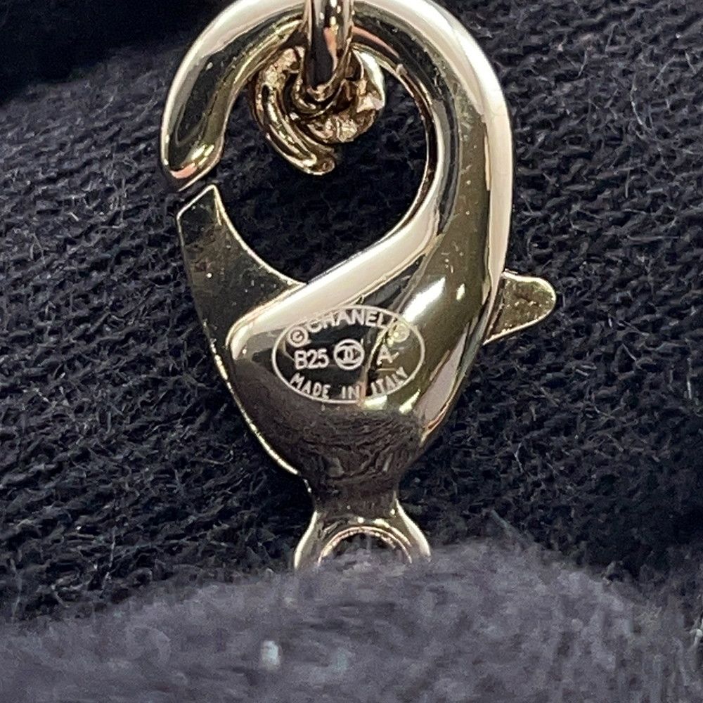 Chanel Necklace CC Logo Rhinestone — view 6