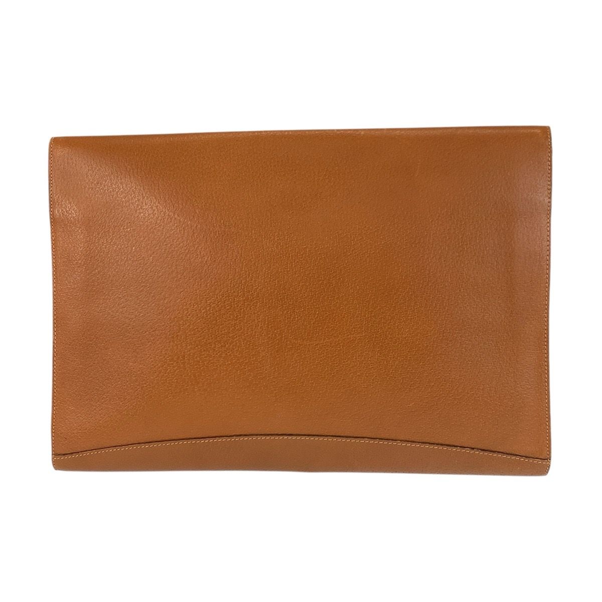 Gucci Brown Gold Leather 017 123 Clutch — view 2
