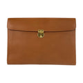 Gucci Brown Gold Leather 017 123 Clutch