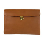 Gucci Brown Gold Leather 017 123 Clutch