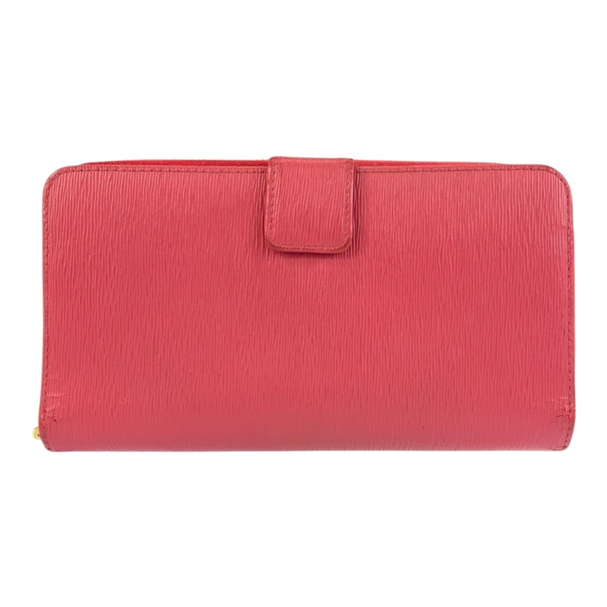 Prada Saffiano Pink Gold Leather Wallet — view 2