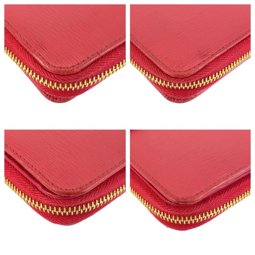 Prada Saffiano Pink Gold Leather Wallet — view 7