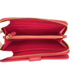 Prada Saffiano Pink Gold Leather Wallet — view 4