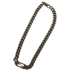 Fendi Baguette Necklace Chain Black — view 2