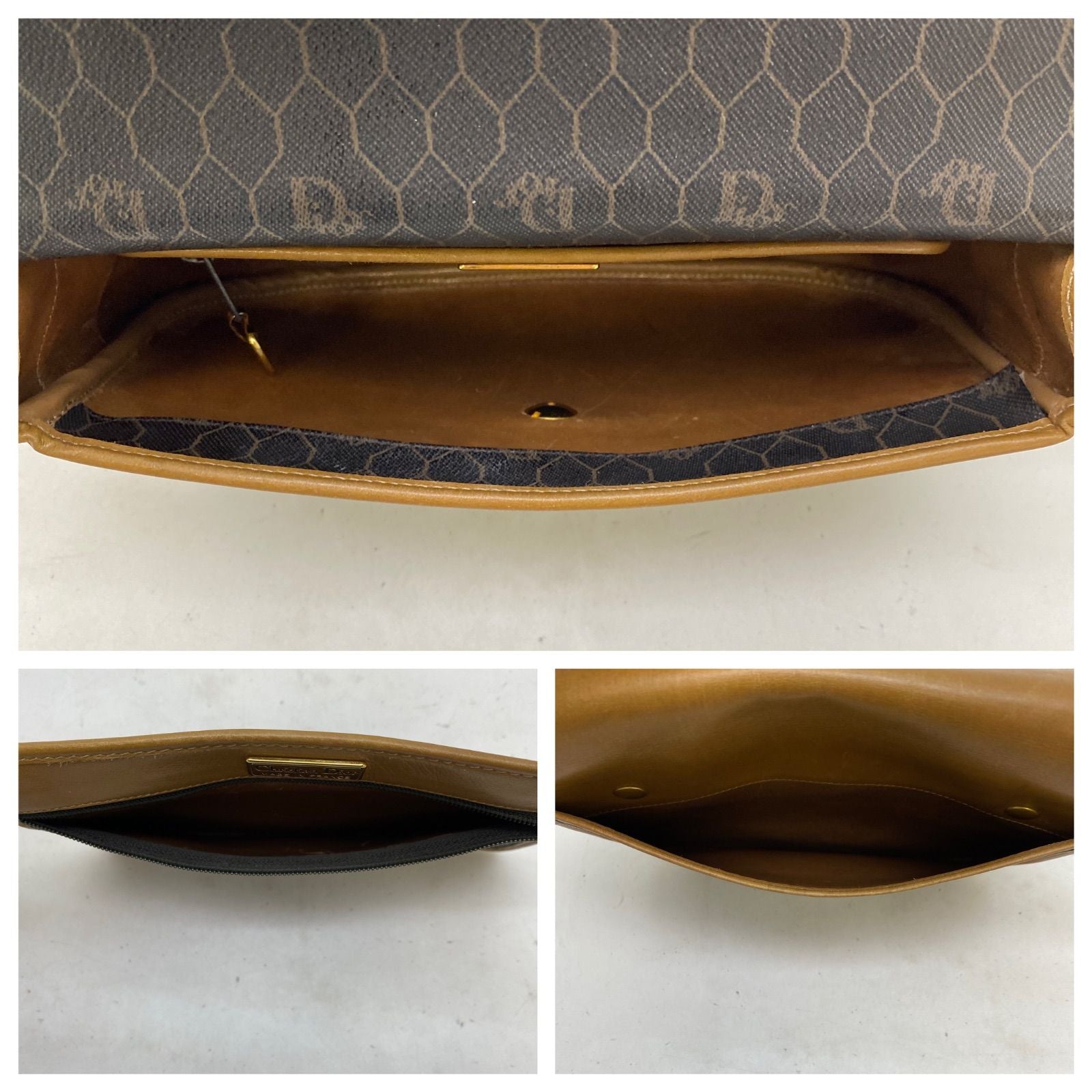 Dior Shoulder Bag Trotter Pochette Travel Honeycomb — view 7