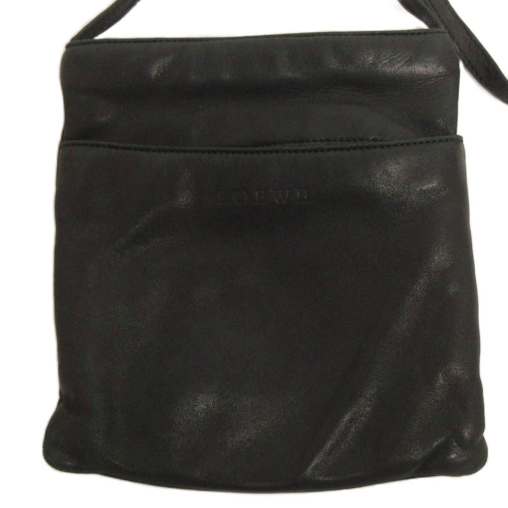 Loewe Crossbody Shoulder Bag Leather Black — view 2