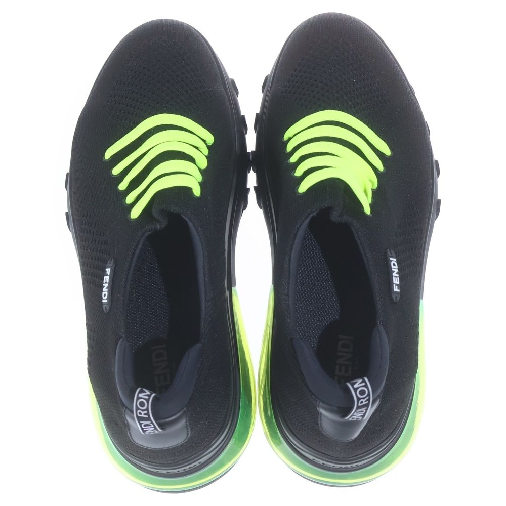 Fendi Flow Sneakers Black Yellow — view 4