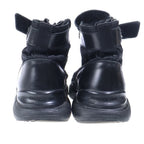 Dior Homme Oblique Crease Up High Cut Short Combat Boots Shoes Black — view 3
