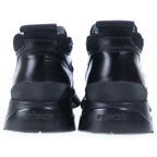 Prada Trekking Shoes Vibram Sole Leather Switch 903 Low Cut Sneakers Black — view 3