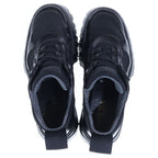 Prada Trekking Shoes Vibram Sole Leather Switch 903 Low Cut Sneakers Black — view 4
