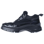 Prada Trekking Shoes Vibram Sole Leather Switch 903 Low Cut Sneakers Black