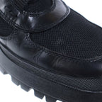 Prada Trekking Shoes Vibram Sole Leather Switch 903 Low Cut Sneakers Black — view 6