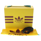 Gucci Adidas Mini Duffle Leather 2-Way Gold Black — view 6