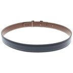 Hermes Constance Leather Belt Brown Black Box Calf 65 Silver — view 2
