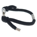 Gucci Marina Chain Fabric Bracelet Black Silver — view 4