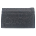 Gucci Logo Leather Card Case Black