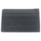 Gucci Logo Leather Card Case Black