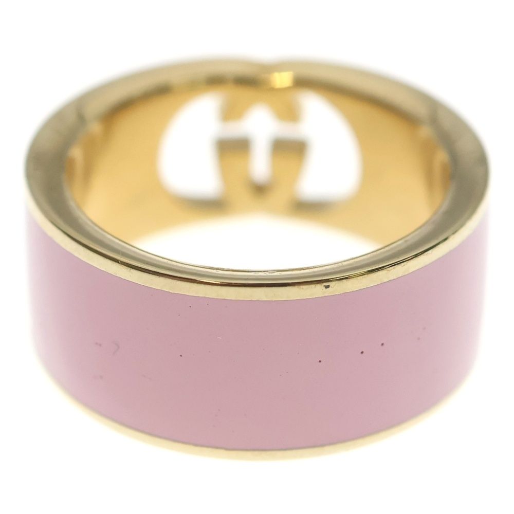 Gucci Interlocking Enamel Ring Pink — view 2