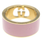 Gucci Interlocking Enamel Ring Pink — view 2