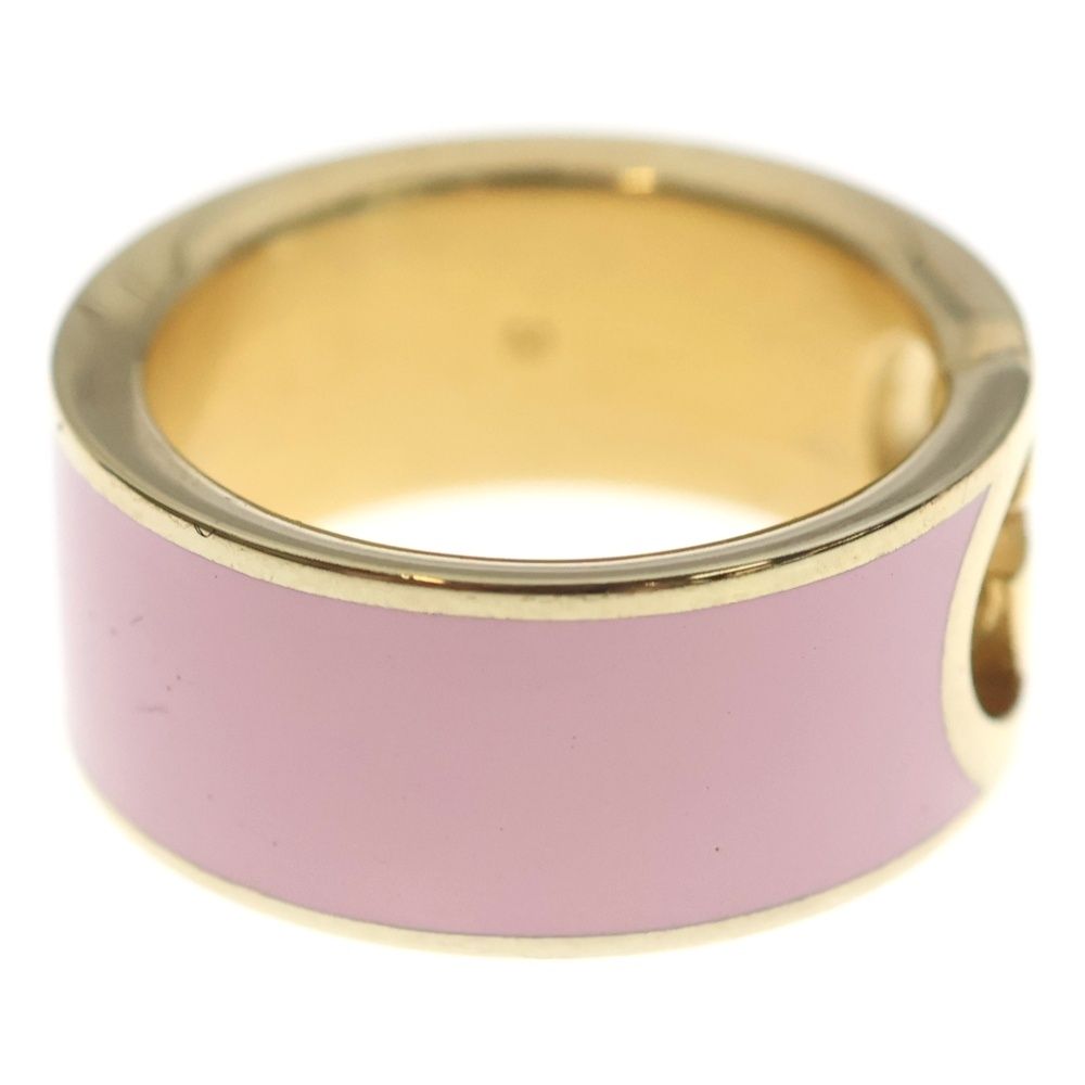 Gucci Interlocking Enamel Ring Pink — view 3