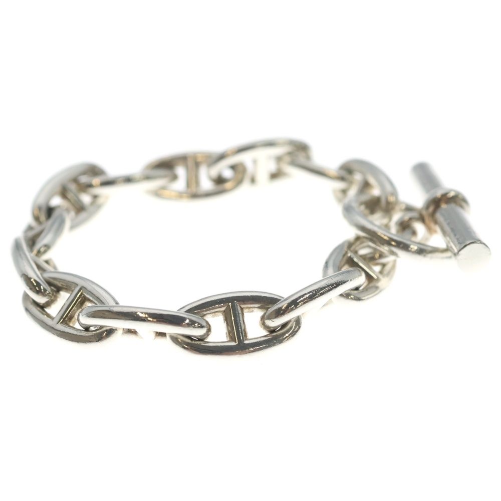 Hermes Chaine D'ancre GM 13 Pieces Chain Bracelet Silver — view 3