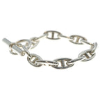 Hermes Chaine D'ancre GM 13 Pieces Chain Bracelet Silver — view 4