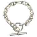 Hermes Chaine D'ancre GM 13 Pieces Chain Bracelet Silver