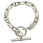 Hermes Chaine D'ancre GM 13 Pieces Chain Bracelet Silver