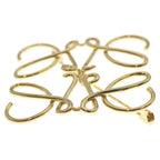 Loewe Anagram Brooch Pin Badge Gold — view 3