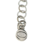 Chanel CC Logo Visual Rhinestone Necklace Pendant Chain Silver Black Pink — view 6
