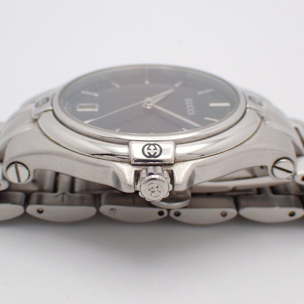 Gucci Quartz Watch Black Dial SS — view 7