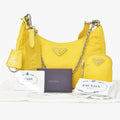 Prada Shoulder Bag Re Edition 2005 Re-Nylon 2-Way Yellow