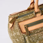 Louis Vuitton Handbag Denim Neo Speedy Monogram Khaki Gold — view 5