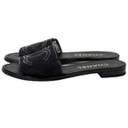 Chanel Sandals CC Logo Mesh Black 39 Summer Simple — view 2
