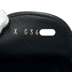 Chanel Mules Leather Black Gold 38 2 1 CC Logo — view 7