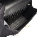 Chanel Handbag 2.55 Quilted Top Handle Black Calf Bag — view 3