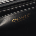 Chanel Handbag 2.55 Quilted Top Handle Black Calf Bag — view 4