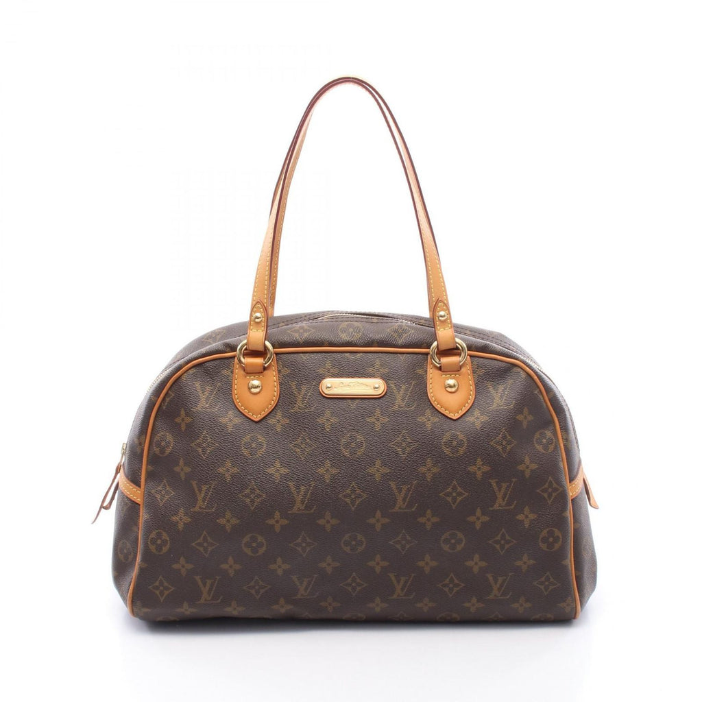 Louis Vuitton Shoulder Bag Montorgueil GM Canvas Leather