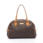 Louis Vuitton Shoulder Bag Montorgueil GM Canvas Leather