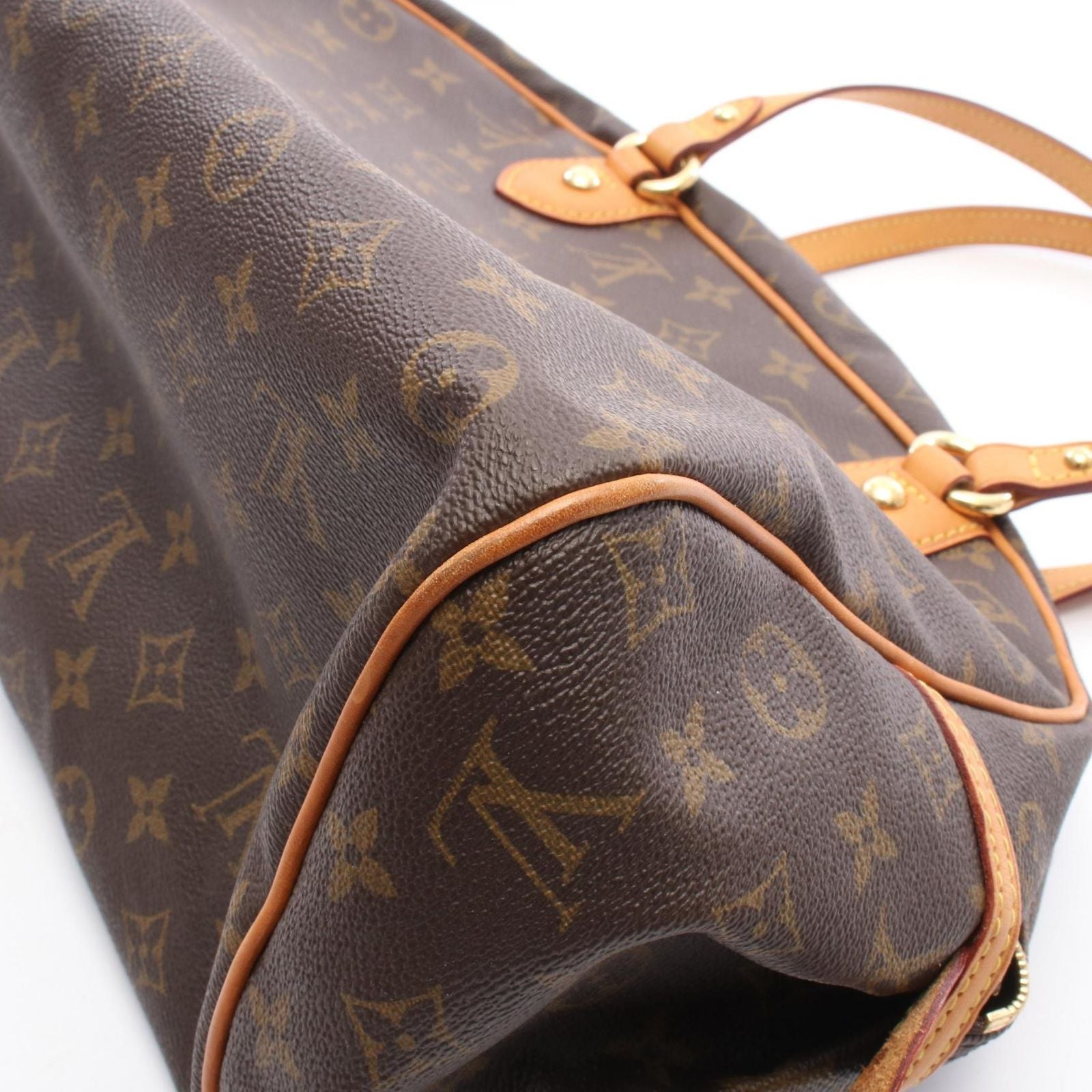 Louis Vuitton Shoulder Bag Montorgueil GM Canvas Leather — view 8