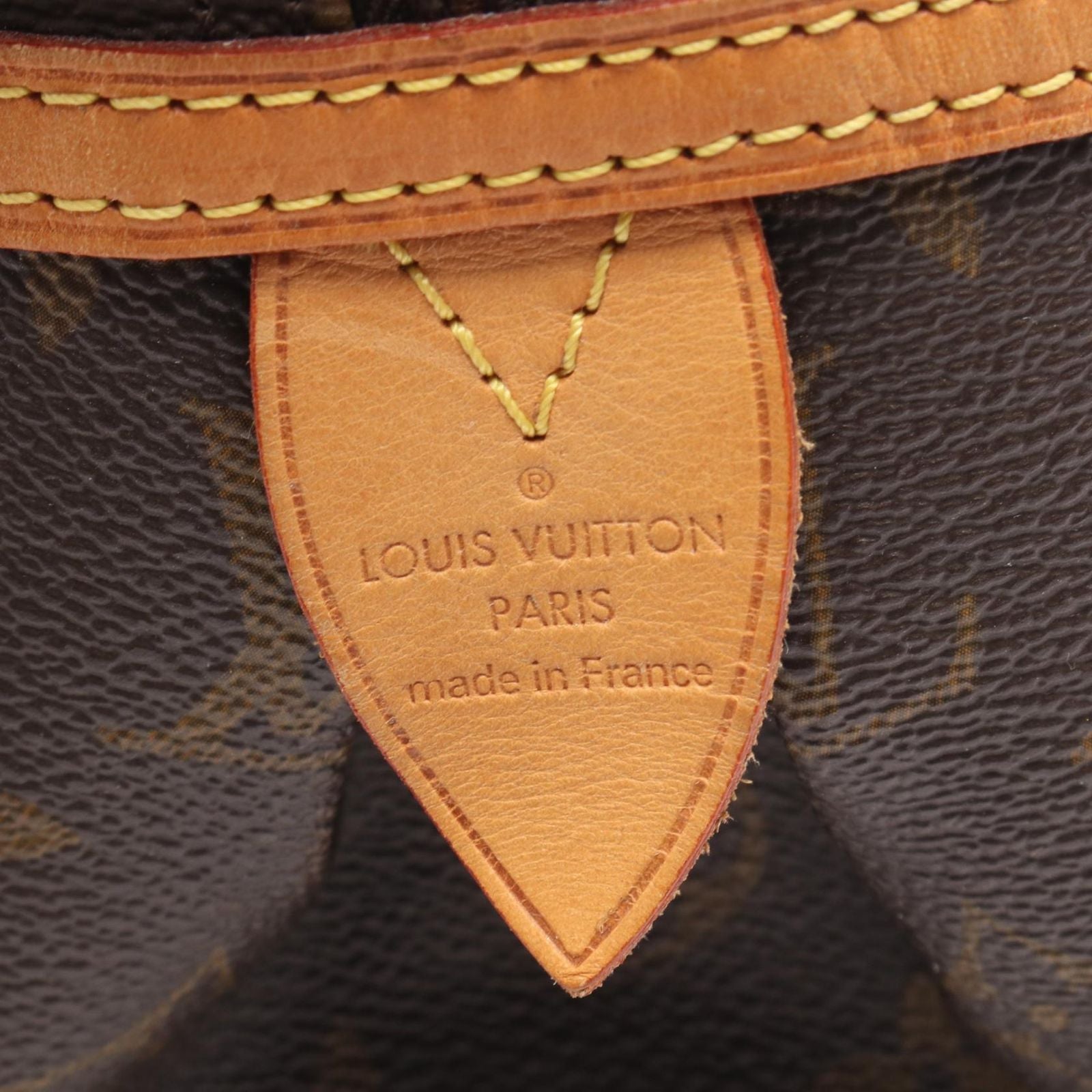 Louis Vuitton Shoulder Bag Montorgueil GM Canvas Leather — view 4