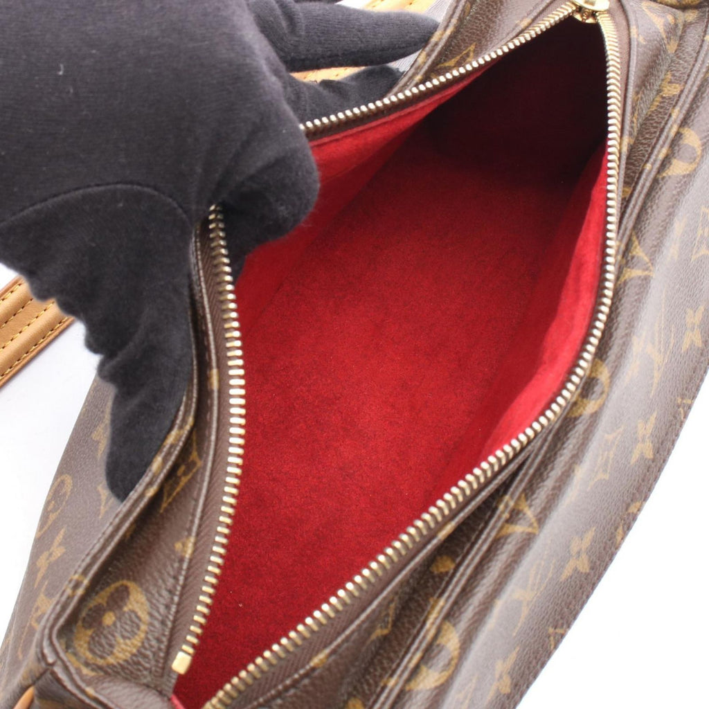 Louis Vuitton Shoulder Bag Viva City MM Canvas Leather — view 3