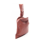Bottega Veneta Handbag BV Twist Red Brown Leather Triangle Bag — view 2