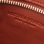 Bottega Veneta Handbag BV Twist Red Brown Leather Triangle Bag — view 4