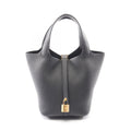 Hermes Handbag Picotin Lock PM Black Leather