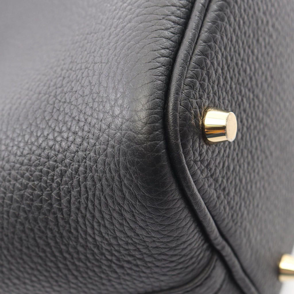 Hermes Handbag Picotin Lock PM Black Leather — view 6