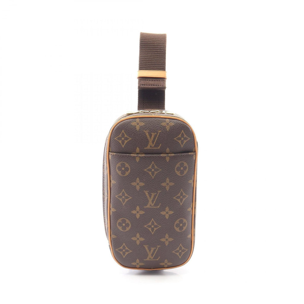 Louis Vuitton Waist Bag Pochette Gange Canvas Leather